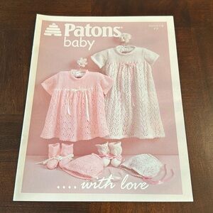 Knitting Patterns Babies Christening Dresses Shawl Sweaters Patons 500978